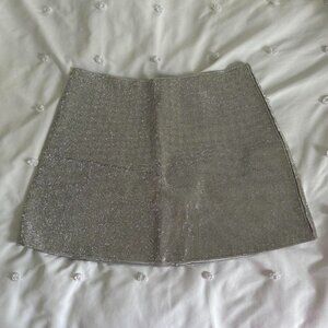 House of Harlow Rhinestone Mini Skirt